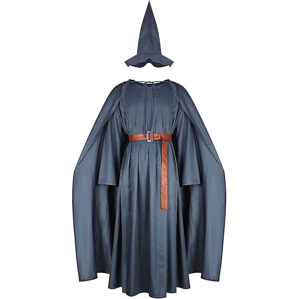 Amavel Secret Wizard マント Amazon.com: LILLIWEEN Adult Wizard Robe Men Sorcerer Costume